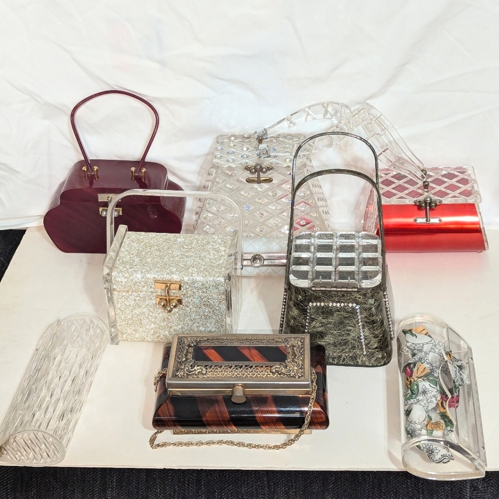 UNLISTED Lucite Purse for Unlisted Jewelry & Purses POSH SHOW